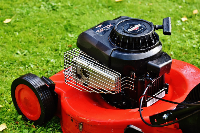 how to clean lawn mower air filter without taking it off